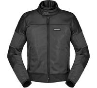 Spidi Intersection H2Out veste en cuir de moto imperméable, noir, Taille XXL