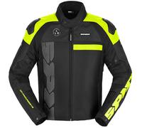 Spidi Progressive Net WindOut Veste textile de moto, noir-jaune, taille M pour homme