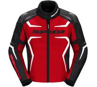 Spidi Race-EVO, veste en textile H2Out 3XL Noir/Rouge/Blanc Noir/Rouge/Blanc