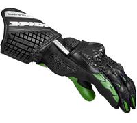 Spidi Carbo 5 Gants de moto, noir-vert, taille M pour homme