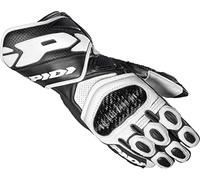 SPIDI Carbo 7 Gants Moto (Black/White,L)