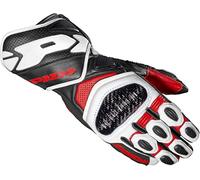 SPIDI Carbo 7 Gants Moto (Black/White/Red,XL)