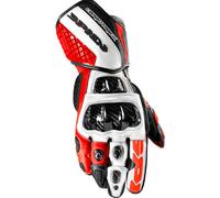 Spidi Carbo Track Evo, Gants XL Noir/Blanc/Rouge Noir/Blanc/Rouge