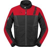 Spidi Corsa H2Out veste textile de moto imperméable, noir-rouge, taille L pour homme