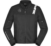 Spidi Corsa Net Windout Veste textile de moto, Noir/Blanc, Taille L