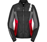 Spidi Corsa Net Windout, veste textile femme M Noir/Gris/Rouge Noir/Gris/Rouge