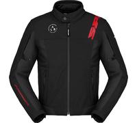 Spidi Corsa Tex Veste textile de moto, noir-rouge, taille M pour homme
