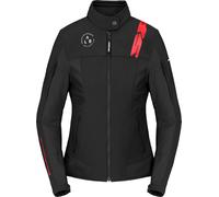 Spidi Corsa Tex Lady Veste textile de moto, noir-rouge, taille XL pour femmes