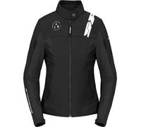 Spidi Corsa Tex Lady Veste textile de moto, noir-blanc, taille 2XL pour femmes