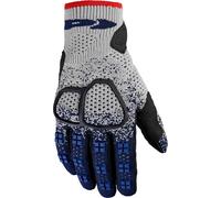 Spidi Cross Knit, gants 3XL Noir/Gris/Bleu Noir/Gris/Bleu