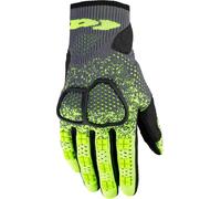 Spidi Cross Knit, gants M Gris/Noir/Jaune Néon Gris/Noir/Jaune Néon