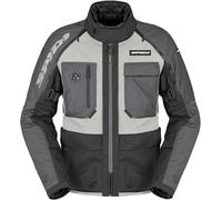 Spidi Crossmaster 2, veste textile H2Out 3XL Noir/Gris Clair/Gris Noir/Gris Clair/Gris