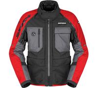 Spidi Crossmaster 2 H2Out Veste textile de moto imperméable, rouge, taille L pour homme
