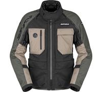 Spidi Crossmaster 2, veste textile H2Out 5XL Noir/Vert Foncé/Beige Noir/Vert Foncé/Beige