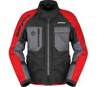 Spidi Crossmaster 2, veste textile H2Out L Noir/Rouge/Gris Noir/Rouge/Gris