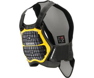 Spidi Defender B&C 170-180 Armure de poitrine, noir-jaune, taille M pour homme