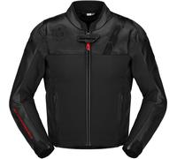 Spidi DP Progressive Hybrid Blouson en cuir de moto, noir, Taille 52