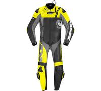 Spidi DP-Progressive Perforated Pro Combinaison en cuir de moto une pièce, noir-jaune, taille 46