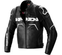 Spidi Evorider 2, veste en cuir 48 Noir/Blanc Noir/Blanc