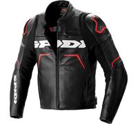 Spidi Evorider 2, veste en cuir 56 Noir/Rouge Noir/Rouge
