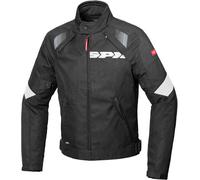 Spidi Flash Evo H2Out Veste textile de moto, Noir/Blanc, Taille S