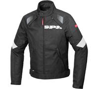 Spidi Flash Evo H2Out Veste textile de moto, noir-blanc, taille S pour homme