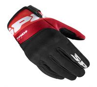 Spidi Flash-KP Gants de moto Tex, noir-rouge, taille L pour homme