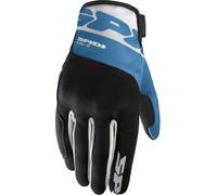 Spidi Flash-KP, gants femmes L Noir/Gris/Bleu Clair Noir/Gris/Bleu Clair