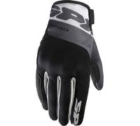 Spidi Flash-KP, gants femmes XL Noir/Gris Noir/Gris