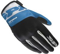 Spidi Flash-KP, gants femmes XS Noir/Gris/Bleu Clair Noir/Gris/Bleu Clair