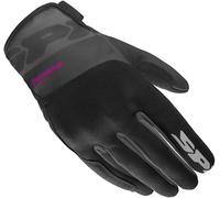 Spidi Flash-KP Tex Gants de moto pour femmes, noir-pourpre, taille XS