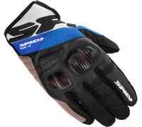 Spidi Flash-R Evo Gants de moto, noir/bleu/blanc, Taille S