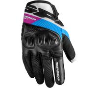 Spidi Flash-R Evo, gants femmes XL Noir/Blanc/Fuchsia/Bleu Clair Noir/Blanc/Fuchsia/Bleu Clair