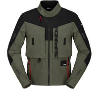 Spidi Frontier Veste textile de moto, noir/olive, Taille L