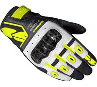 SPIDI G-Carbon, Gants de Moto, Compatible Écran Tactile et Rembourrage Protecteur, Gants en Cuir Résistants à l'abrasion et Respirants