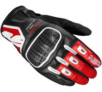 Spidi G-Warrior Gants de moto, noir/rouge, Taille M