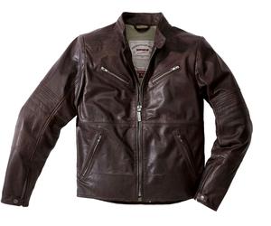 Spidi Garage, veste en cuir 46 Marron Marron