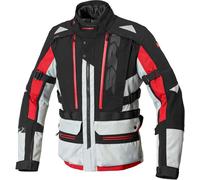Spidi Allroad, veste en textile H2Out M Gris Clair/Rouge Gris Clair/Rouge