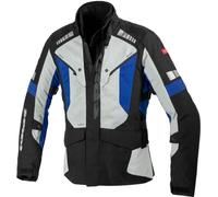 Spidi H2Out Outlander Veste textile de moto, noir/gris/bleu, Taille M