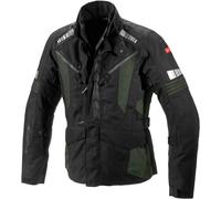 Spidi H2Out Outlander Veste textile de moto, Noir/Gris/Vert, Taille L