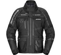 Spidi Hard Track 3 H2Out Veste textile de moto imperméable, noir, taille 2XL pour homme
