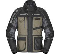 Spidi Hard Track 3 H2Out Veste textile de moto imperméable, olive, Taille L