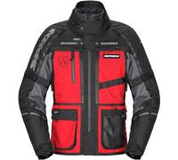 Spidi Hard Track 3 H2Out Veste textile de moto imperméable, Rouge, Taille L