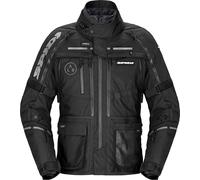 Spidi Hard Track 3 H2Out Veste textile de moto imperméable, noir, taille 2XL pour homme