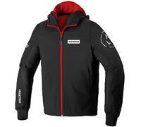 SPIDI, Hoodie Armor EVO, Veste Moto Homme avec Détails Réfléchissants pour la Conduite de Nuit, Protège du Vent, avec Protections Amovibles