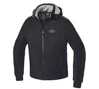 SPIDI, Hoodie Armor H2OUT, Veste de Moto Imperméable et Respirante, Protège du Vent, Blouson Moto Homme avec Poignets Élastiques