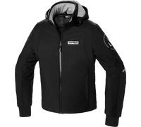 Spidi Armor H2Out Hoodie de moto, noir-blanc, taille L pour homme