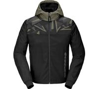 Spidi Hoodie Evo Sport, veste en textile XL Noir/Olive/Gris Noir/Olive/Gris