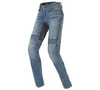 SPIDI, Jeans Moto FURIOUS PRO LADY, Pantalon Moto Femme avec Protections, Résistant à l'Abrasion et à la Perforation, avec Protections des Genoux, Modèle Slim Fit
