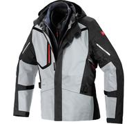 Spidi Mission-T H2Out Step-InArmor Veste textile de moto, noir-gris, taille S pour homme
